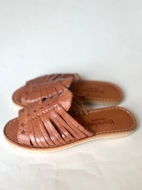 Huaraches by Bearpaw Tan Rosa Slip Ons size 8